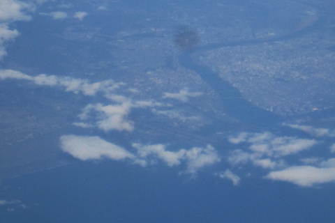 上空から見た宮崎空港
