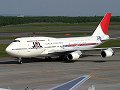 JAL国際線進出50周年特別塗装機 JAL/744
