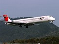 MD-90の着陸 JAL/M90
