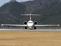 MD-90のまぶしいライトの撮り方 JAL/M90