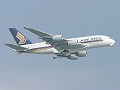 A380の離陸 SIA/380